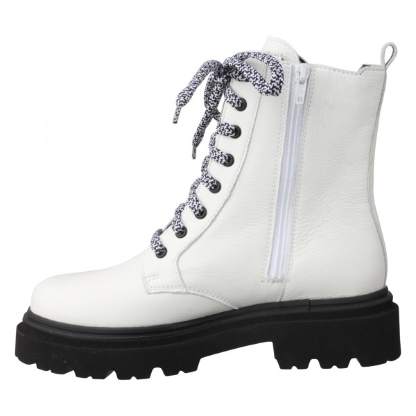 Lei By Tessamino Damenstiefel Frizzi weiss/schwarz Schlussverkauf