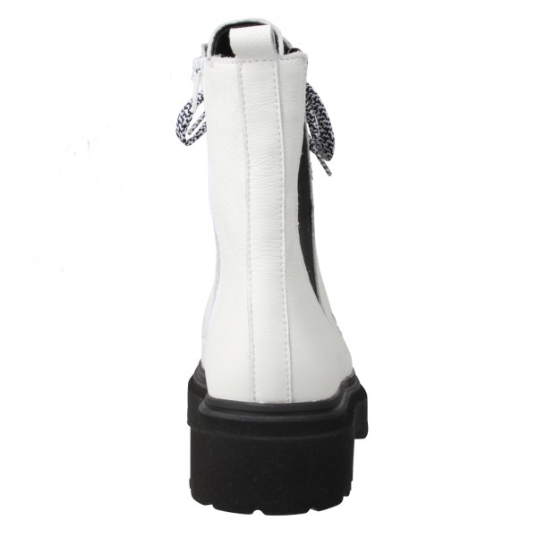 Lei By Tessamino Damenstiefel Frizzi weiss/schwarz Schlussverkauf