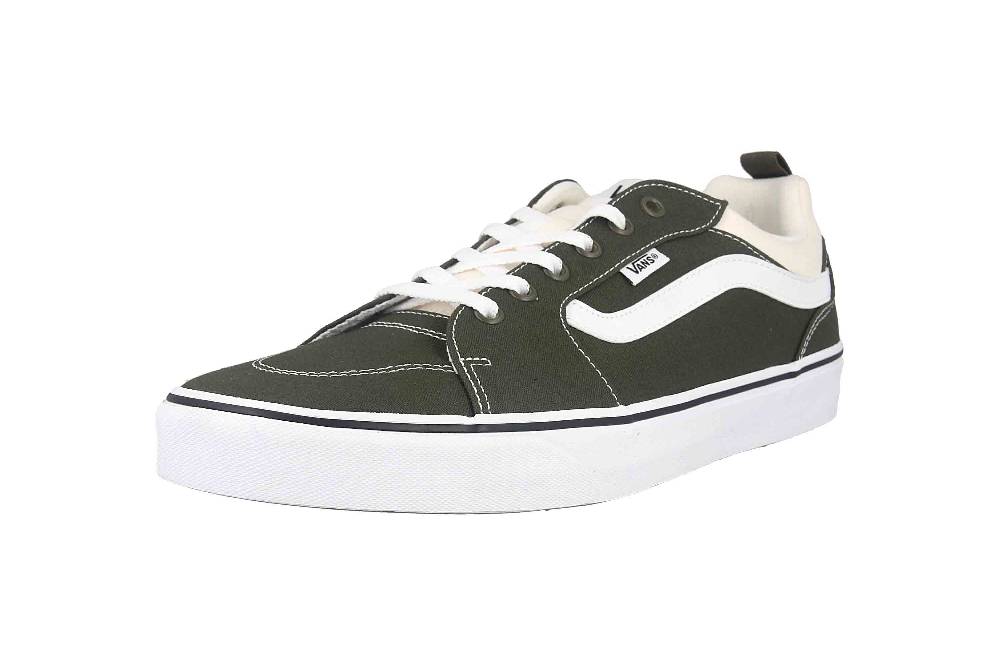 VANS MN Filmore CANVAS BLOCK OLIVE/WHITE Sneaker in Übergrößen Grün VN0A5EDUY331 große Herrenschuhe Muttertagsangebot
