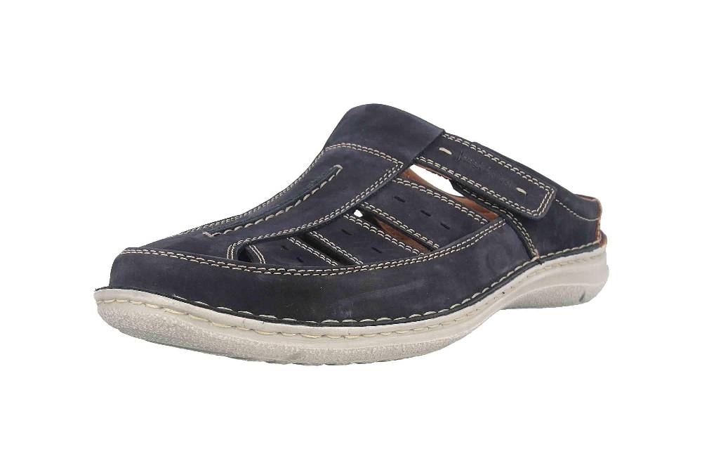Josef Seibel Anvers 76 Pantoletten in Übergrößen Blau 43676 21 526 große Herrenschuhe Jubiläumsangebot