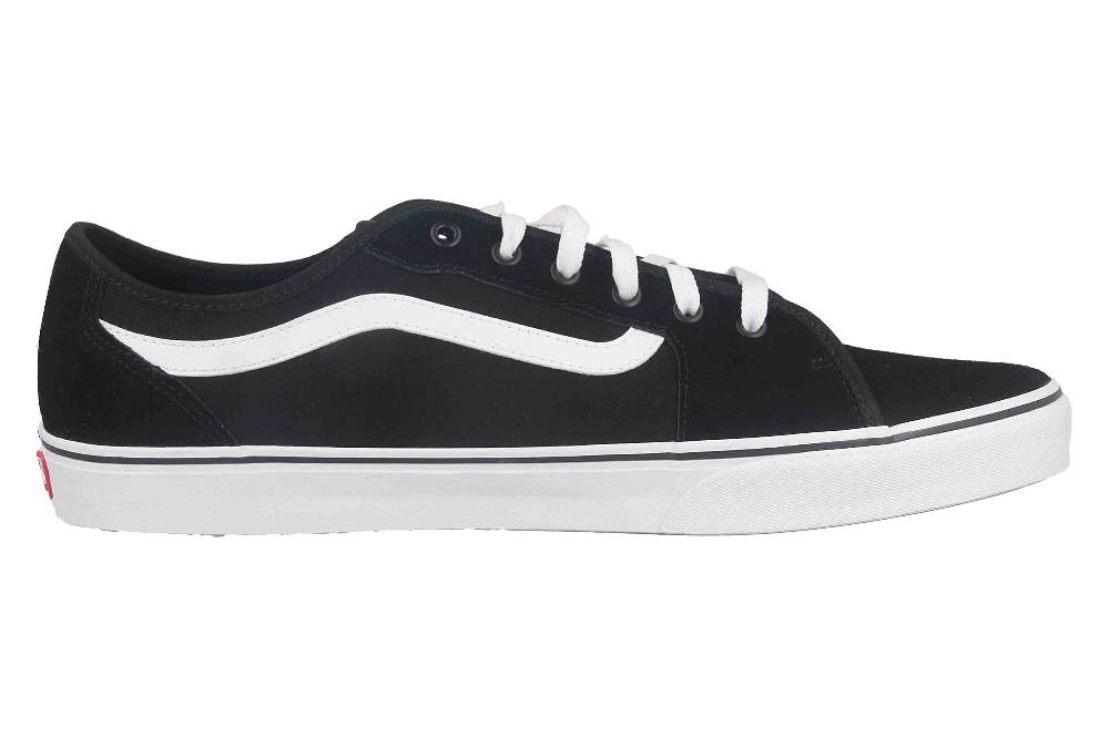 VANS MN Filmore Decon SUEDE/CANVAS (SUEDE/CANVAS) BLK/WHITE Sneaker in Übergrößen Schwarz VN0A3WKZ5LM1 große Herrenschuhe Online Outlet