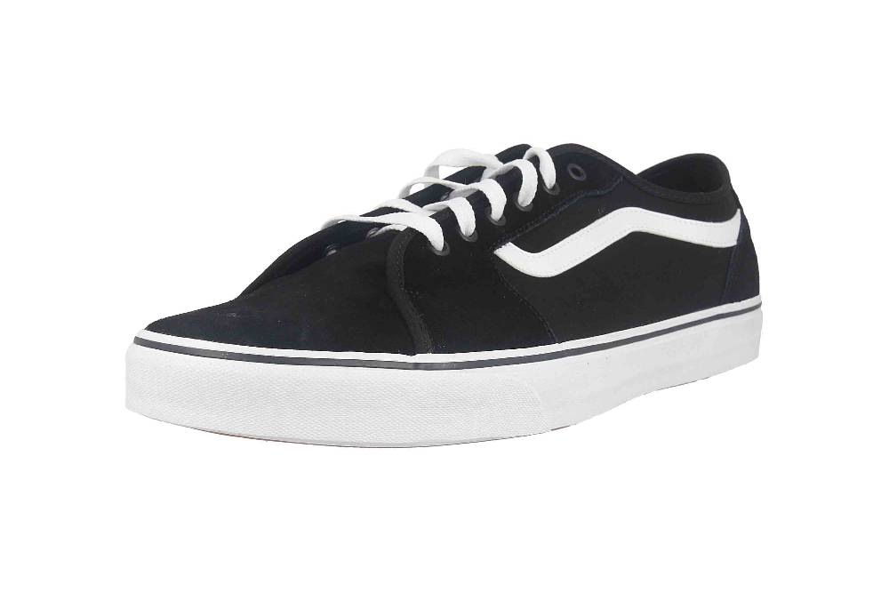 VANS MN Filmore Decon SUEDE/CANVAS (SUEDE/CANVAS) BLK/WHITE Sneaker in Übergrößen Schwarz VN0A3WKZ5LM1 große Herrenschuhe Online Outlet