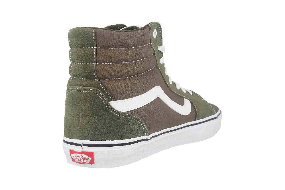 VANS MN Filmore Hi SUEDE/CANVAS GRAPE LEAF/WHITE Sneaker in Übergrößen Grün VN0A5KXTRQV1 große Herrenschuhe Blitzangebot