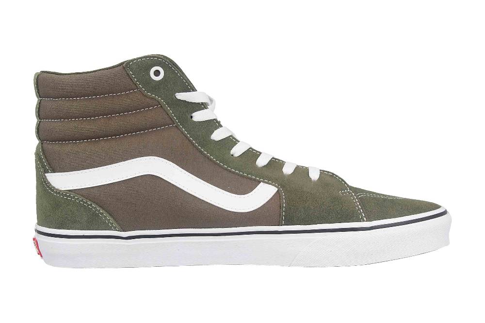 VANS MN Filmore Hi SUEDE/CANVAS GRAPE LEAF/WHITE Sneaker in Übergrößen Grün VN0A5KXTRQV1 große Herrenschuhe Blitzangebot