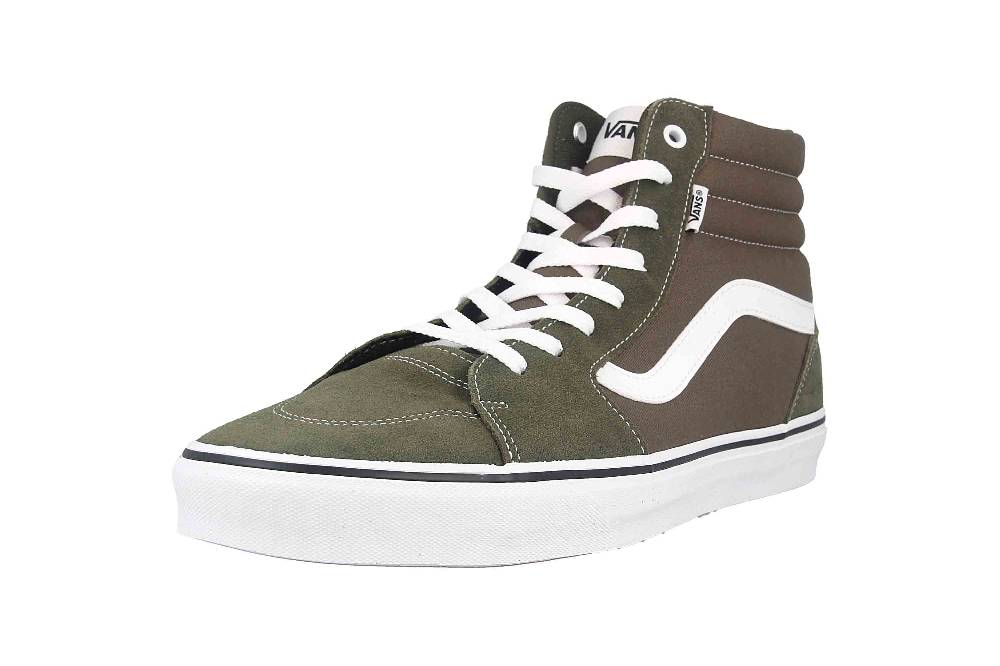 VANS MN Filmore Hi SUEDE/CANVAS GRAPE LEAF/WHITE Sneaker in Übergrößen Grün VN0A5KXTRQV1 große Herrenschuhe Blitzangebot