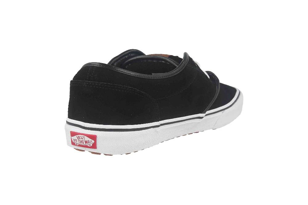 VANS MN ATWOOD VANSGUARD (SUEDE FLEECE) BLACK/WHITE Sneaker in Übergrößen Schwarz VN0A5KXS70P1 große Herrenschuhe Große Rabatte
