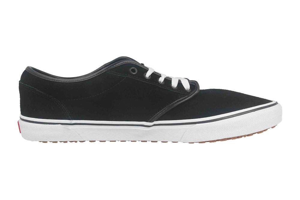 VANS MN ATWOOD VANSGUARD (SUEDE FLEECE) BLACK/WHITE Sneaker in Übergrößen Schwarz VN0A5KXS70P1 große Herrenschuhe Große Rabatte