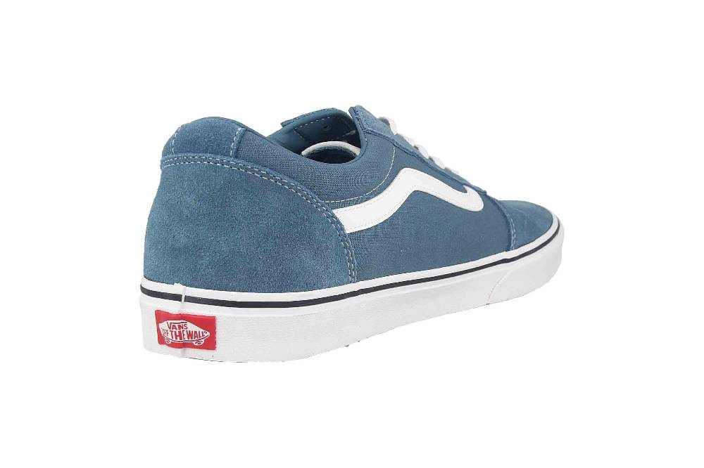 VANS MN Ward SUEDE/CANVAS BLUESTONE Sneaker in Übergrößen Blau VN0A38DMJCN1 große Herrenschuhe Saisonale Angebote