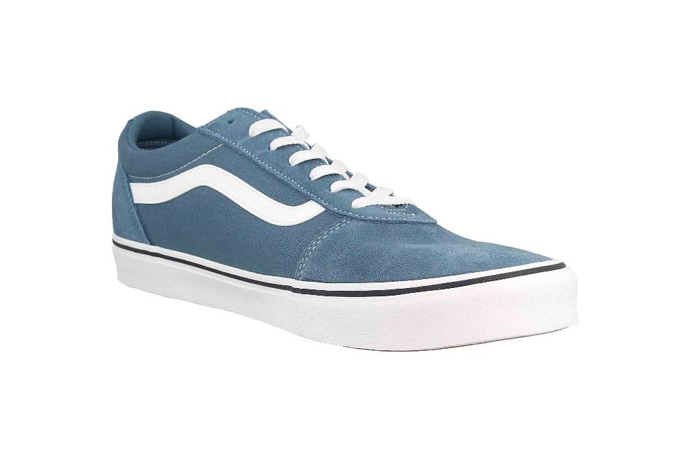 VANS MN Ward SUEDE/CANVAS BLUESTONE Sneaker in Übergrößen Blau VN0A38DMJCN1 große Herrenschuhe Saisonale Angebote