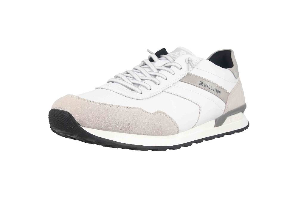Rieker Evolution Sneaker in Übergrößen Weiß U0303-80 große Herrenschuhe Bis zu 65% Rabatt