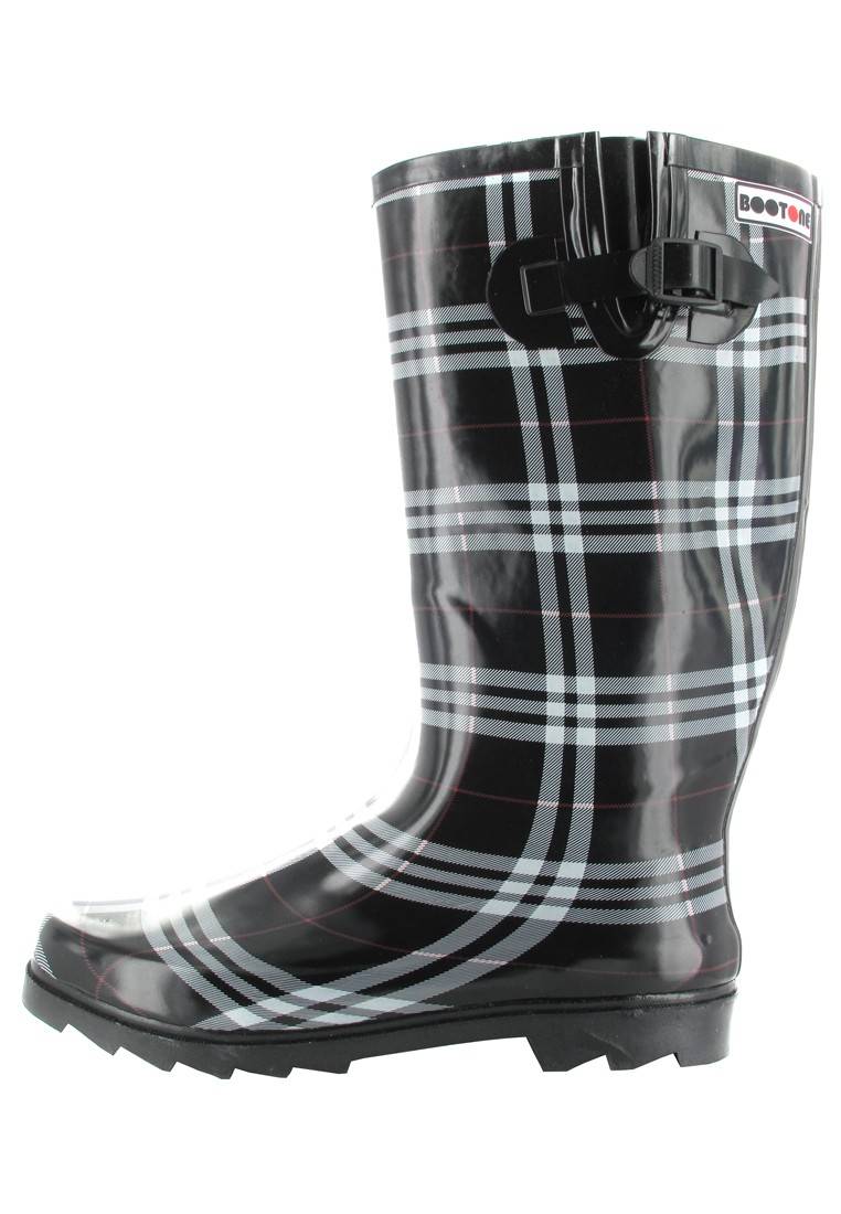 Intex Kautschuk-Gummistiefel in Übergrößen Schwarz Cora 14101 große Damenschuhe Günstig kaufen