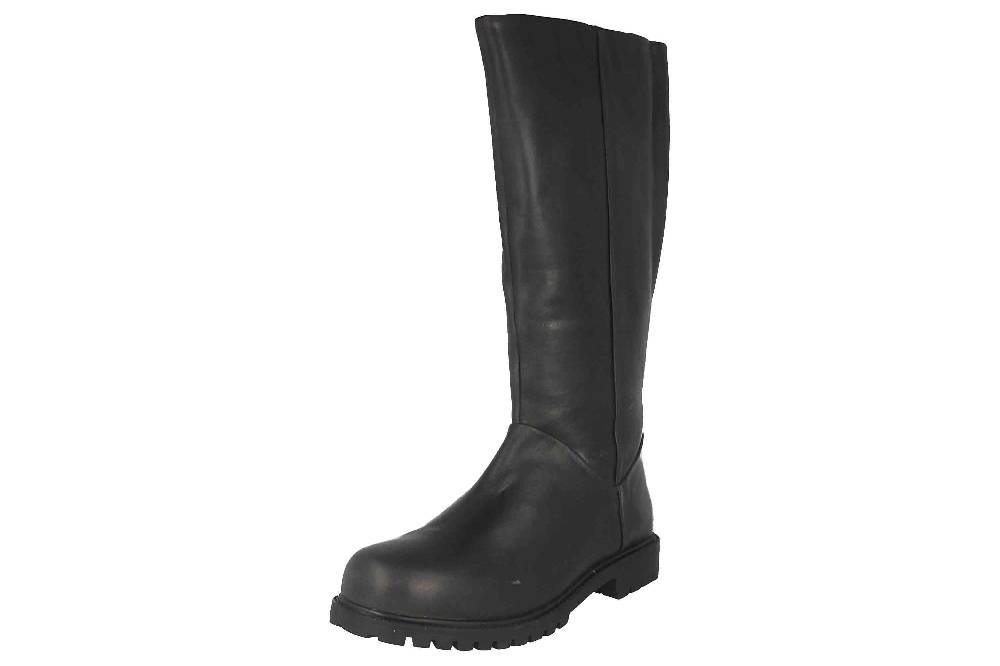 MayBe Weitschaftstiefel in Übergrößen Grau 67668 Anthrazite große Damenschuhe Online Shopping