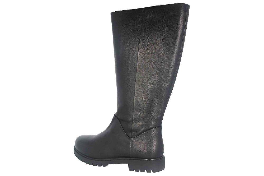 MayBe Weitschaftstiefel in Übergrößen Schwarz 67668 Black große Damenschuhe Exklusivangebot