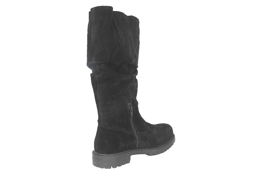 MayBe Weitschaftstiefel in Übergrößen Schwarz 67663 Black große Damenschuhe Black Friday