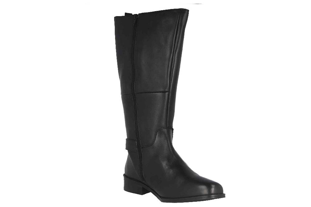 MayBe Weitschaftstiefel in Übergrößen Schwarz 67661 Black große Damenschuhe Osterangebot