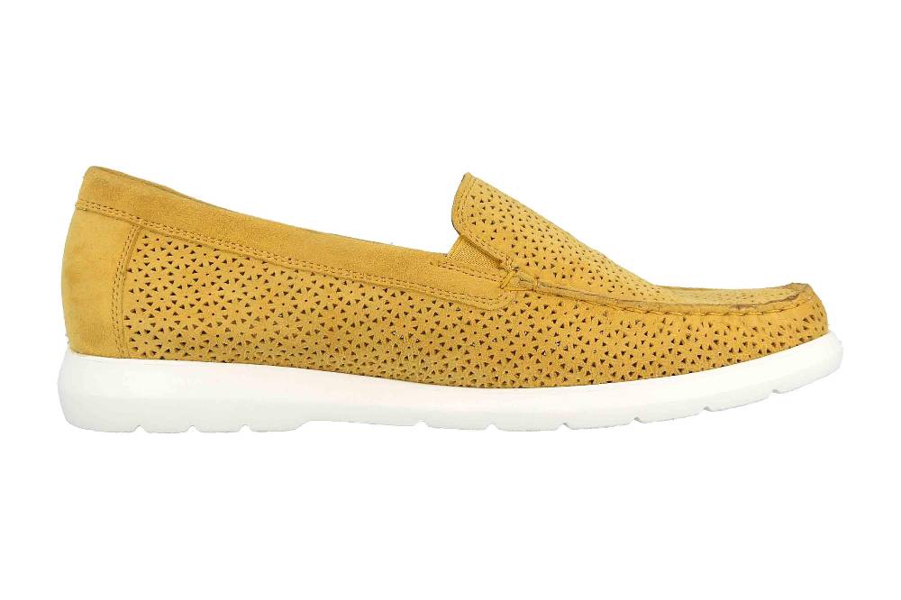 Sioux CORTIZIA-713-H Slipper in Übergrößen Gelb 64903 große Damenschuhe Top Angebot