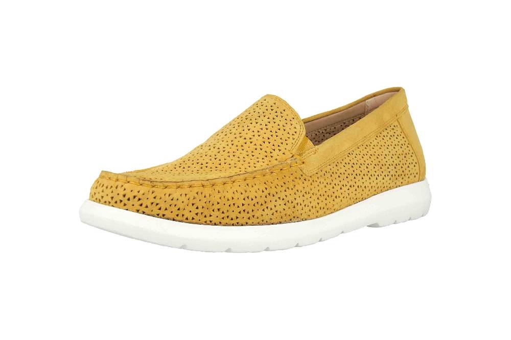 Sioux CORTIZIA-713-H Slipper in Übergrößen Gelb 64903 große Damenschuhe Top Angebot