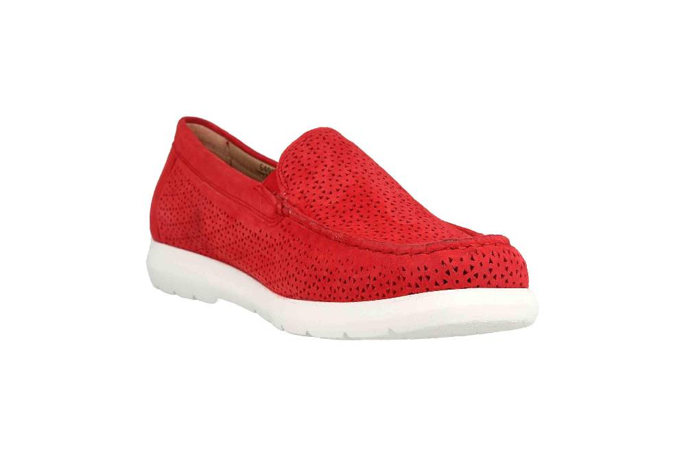 Sioux CORTIZIA-713-H Slipper in Übergrößen Rot 64902 große Damenschuhe Neueste Mode