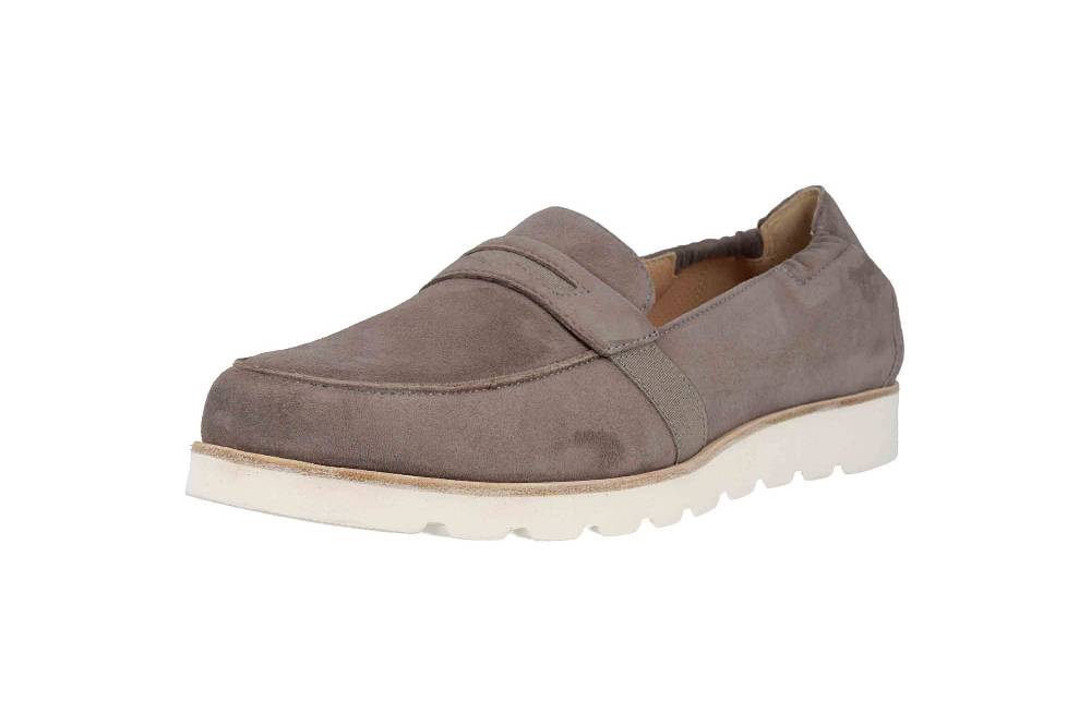 Sioux Meredith-706-XL Slipper in Übergrößen Grau 63590 große Damenschuhe Räumungsverkauf