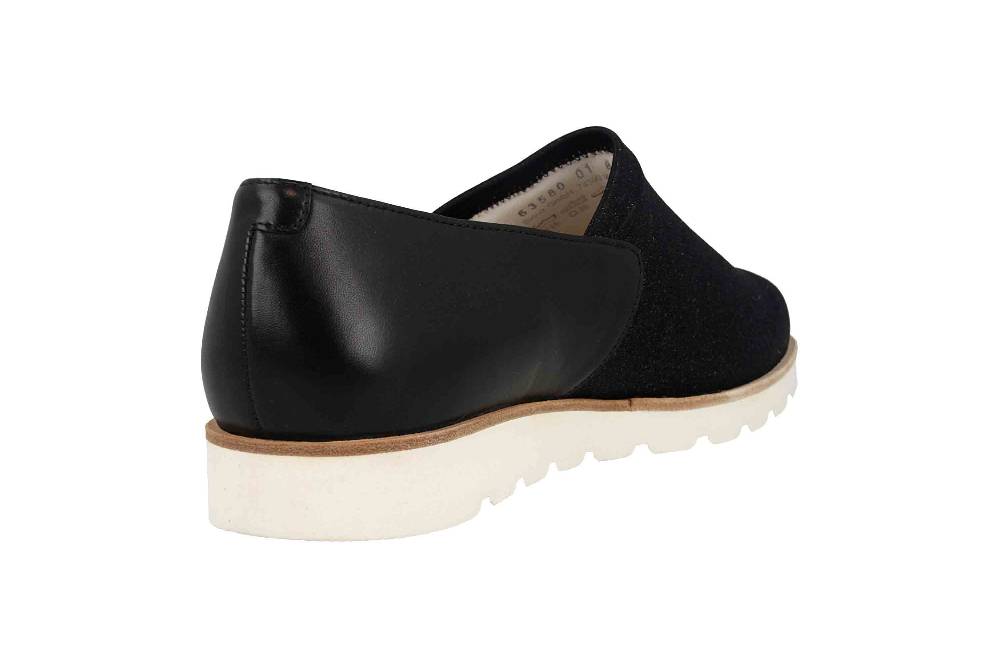Sioux Meredith-705-XL Slipper in Übergrößen Schwarz 63580 große Damenschuhe Kauf eins, bekomm eins gratis