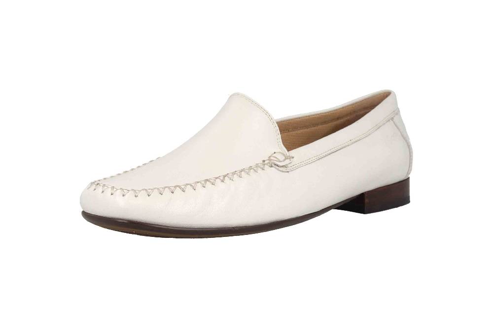 Sioux Campina Slipper in Übergrößen Weiss 63103 große Damenschuhe VIP-Rabatte