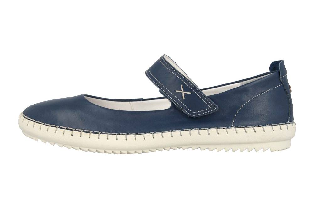 Camel Active Slipper in Übergrößen Blau 880.71.01 große Damenschuhe Tiefpreis
