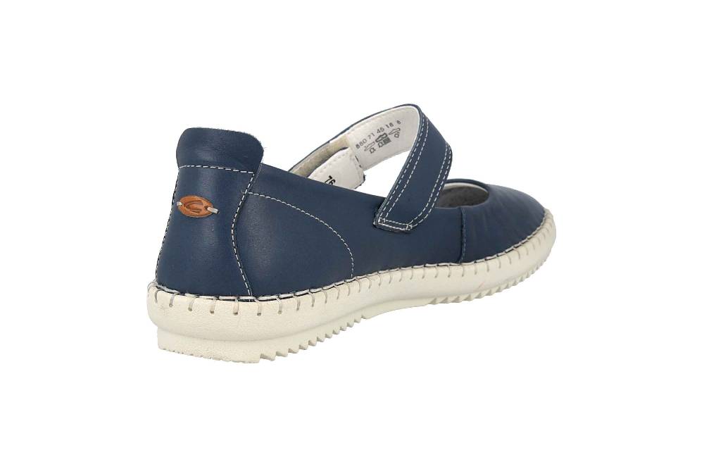 Camel Active Slipper in Übergrößen Blau 880.71.01 große Damenschuhe Tiefpreis
