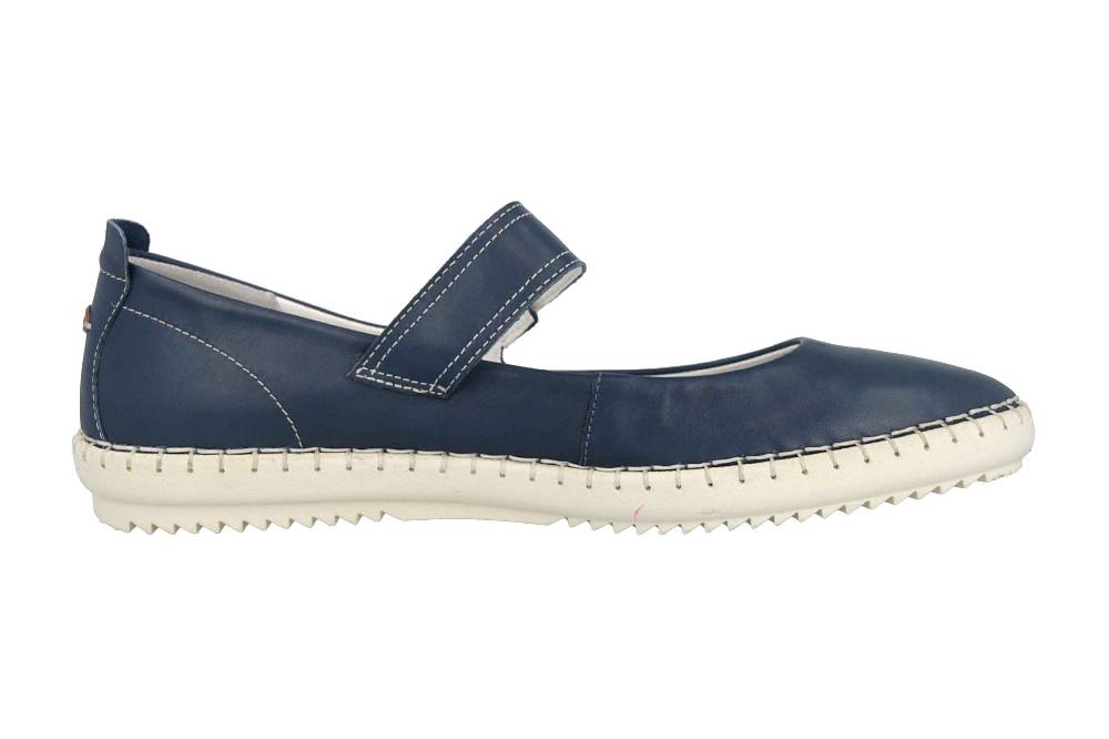 Camel Active Slipper in Übergrößen Blau 880.71.01 große Damenschuhe Tiefpreis