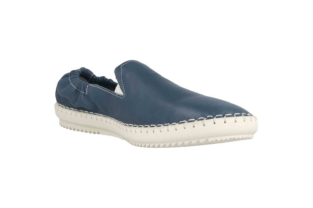 Camel Active Slipper in Übergrößen Blau 880.70.01 große Damenschuhe Super Sparpreis