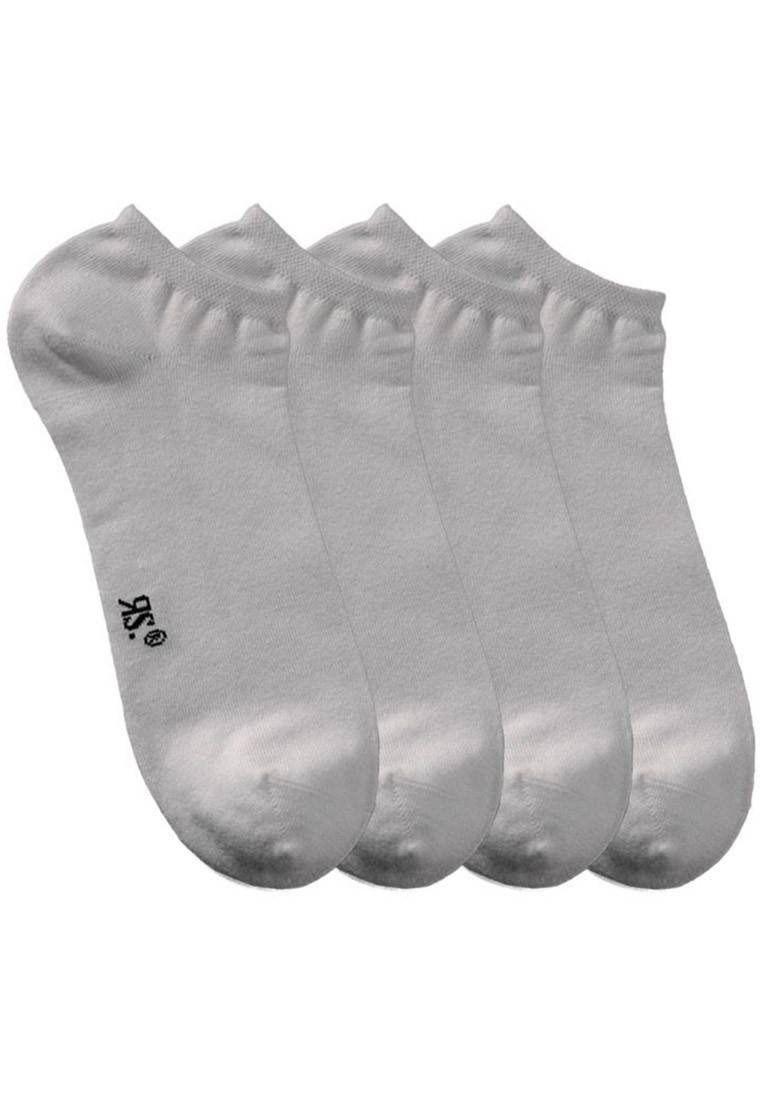 RIESE - Herren Sneakersocken 4er Pack - Weiß XXL Socken Bis zu 55% Rabatt