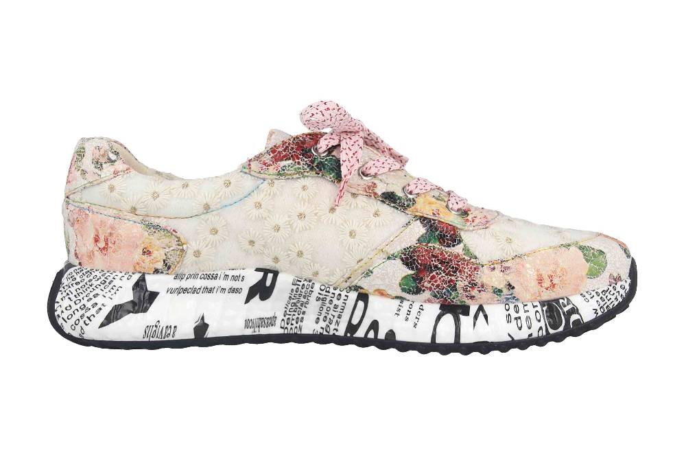 Laura Vita Sneaker in Übergrößen Mehrfarbig BURTON 05 Beige große Damenschuhe Clearance-Verkauf