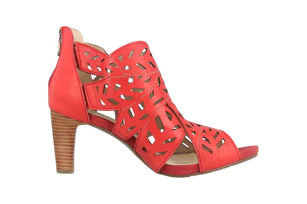 Laura Vita Sandaletten in Übergrößen Rot ALBANE 048 Rouge große Damenschuhe 50% Rabatt für begrenzte Zeit