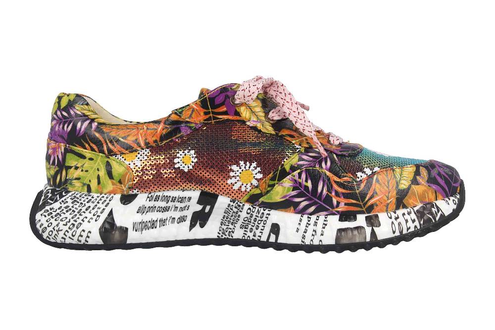 Laura Vita Sneaker in Übergrößen Mehrfarbig BURTON 05 Orange große Damenschuhe 2025