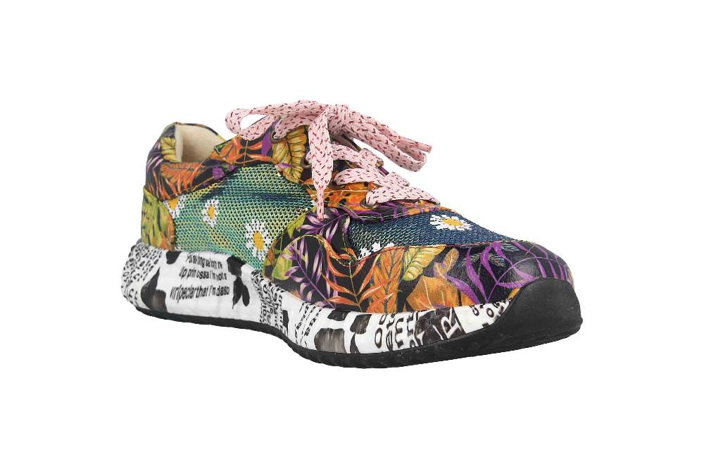 Laura Vita Sneaker in Übergrößen Mehrfarbig BURTON 05 Orange große Damenschuhe 2025