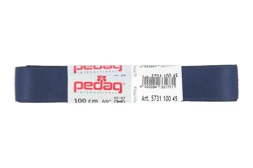 pedag - SATINSENKEL - Schnürsenkel 100 cm (1 Paar) 16 mm breit- Diverse Farben Schlussverkauf