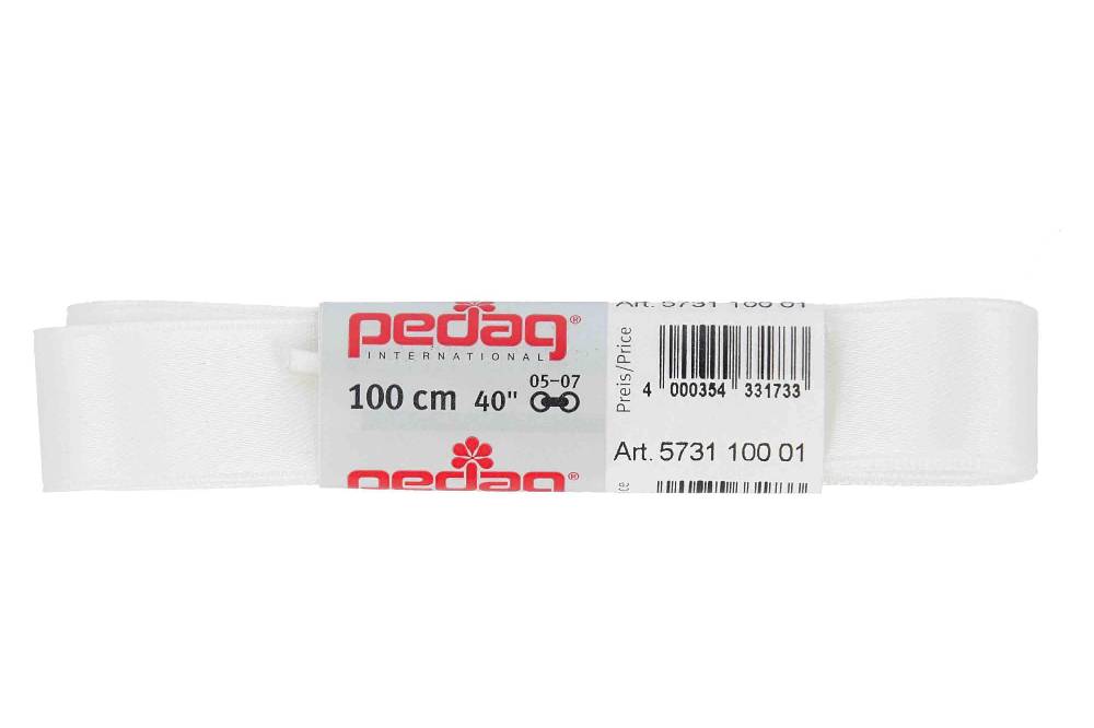 pedag - SATINSENKEL - Schnürsenkel 100 cm (1 Paar) 16 mm breit- Diverse Farben Schlussverkauf