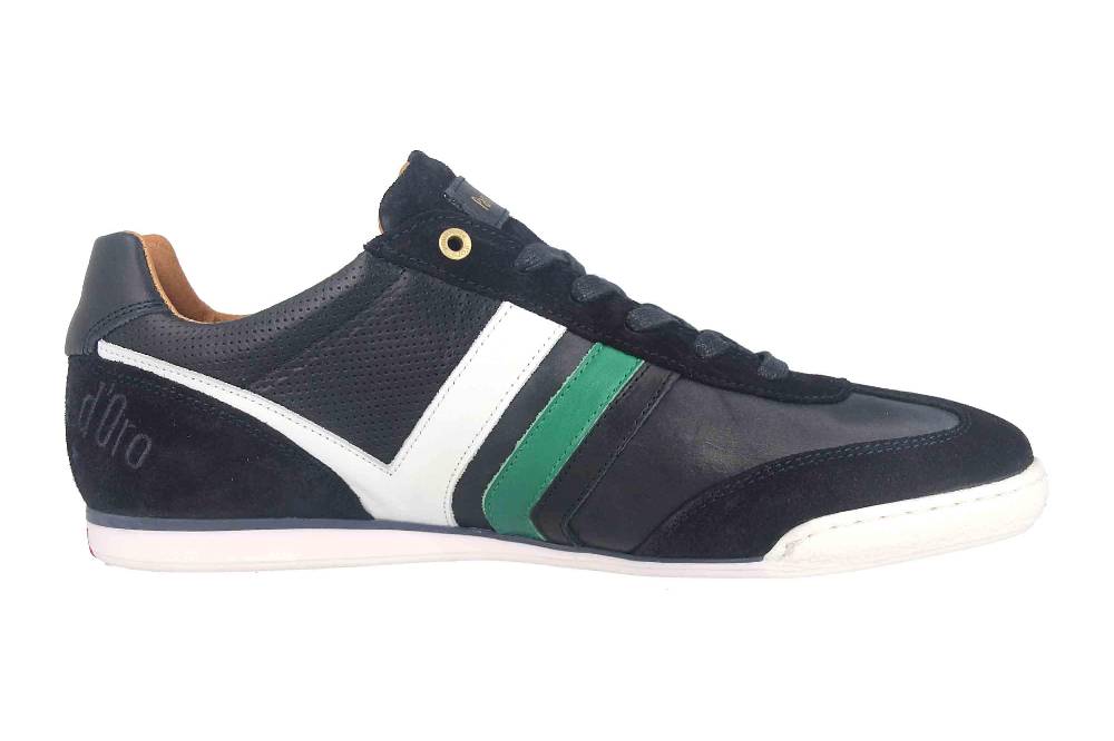 Pantofola d'Oro VASTO UOMO LOW XL Sneaker in Übergrößen Blau 10203049.29Y/10203081.29Y große Herrenschuhe Neuheiten
