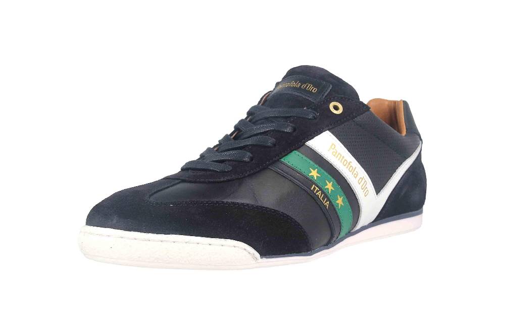 Pantofola d'Oro VASTO UOMO LOW XL Sneaker in Übergrößen Blau 10203049.29Y/10203081.29Y große Herrenschuhe Neuheiten