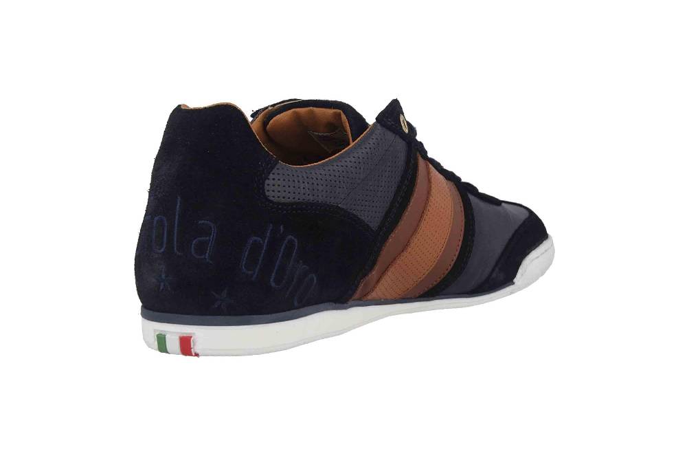 Pantofola d'Oro Imola Scudo Uomo Low Sneaker in Übergrößen Blau 10193040.29Y/10193084.29Y große Herrenschuhe Sonderangebote