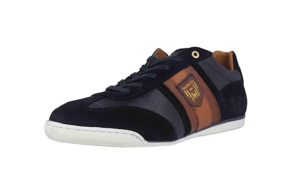 Pantofola d'Oro Imola Scudo Uomo Low Sneaker in Übergrößen Blau 10193040.29Y/10193084.29Y große Herrenschuhe Sonderangebote