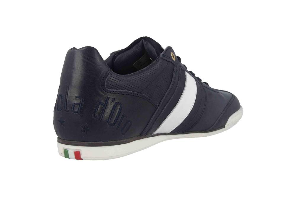Pantofola d'Oro Imola Romagna Uomo Low Sneaker in Übergrößen Blau 10193037.29Y/10193082.29Y große Herrenschuhe Riesige Ersparnisse