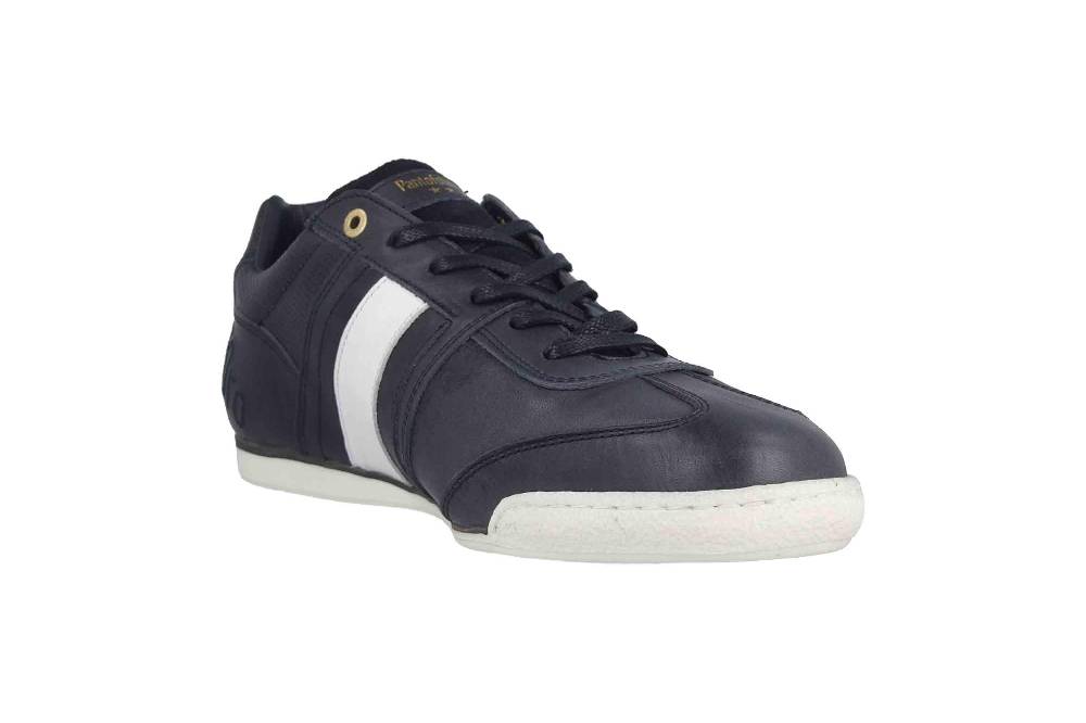 Pantofola d'Oro Imola Romagna Uomo Low Sneaker in Übergrößen Blau 10193037.29Y/10193082.29Y große Herrenschuhe Riesige Ersparnisse