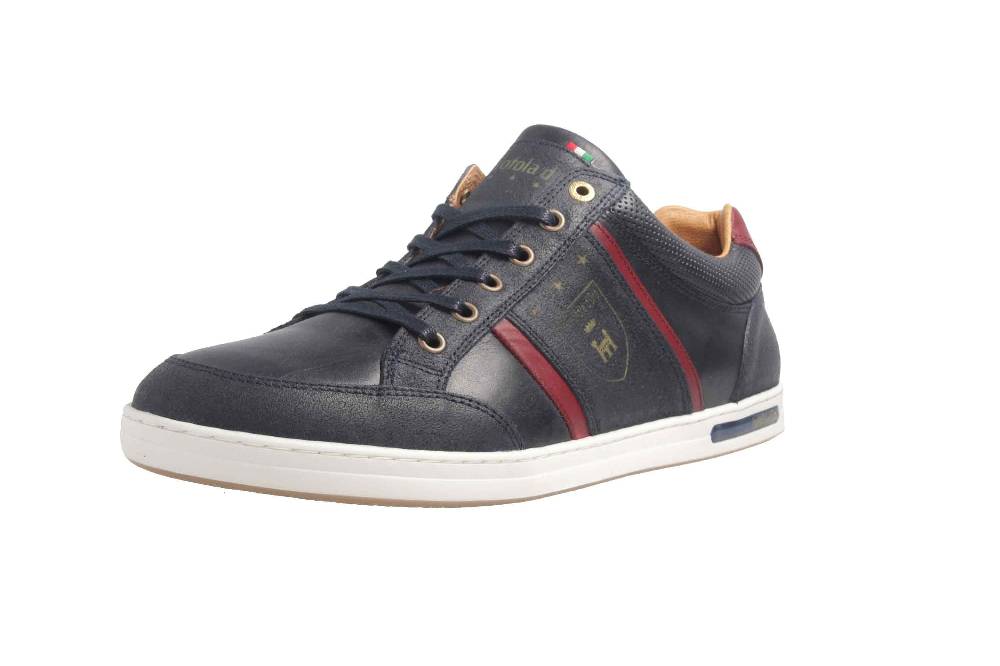 PANTOFOLA D'ORO Sneaker in Übergrößen Blau große Herrenschuhe Begrenzte Freigabe