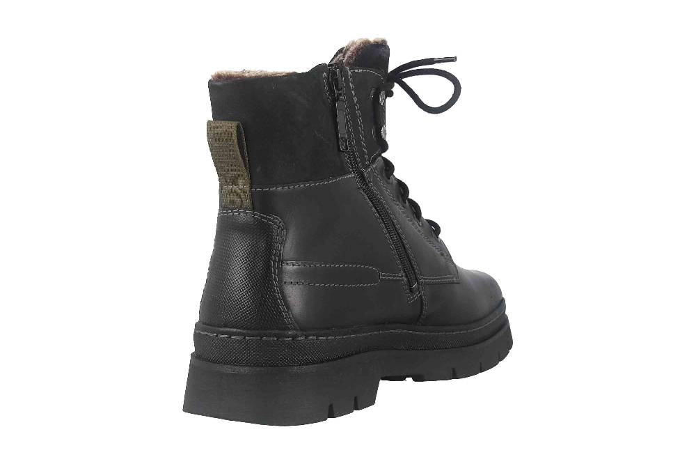 Fretz Men Zoran Boots in Übergrößen Schwarz 2413.8471-51 große Herrenschuhe Vierteljährliche Förderung