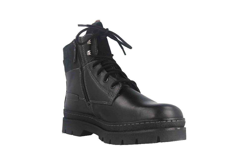 Fretz Men Zoran Boots in Übergrößen Schwarz 2413.8471-51 große Herrenschuhe Vierteljährliche Förderung