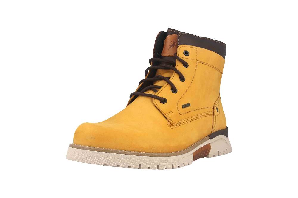 Fretz Men Cooper Boots in Übergrößen Gelb 1326.1416-45 große Herrenschuhe Discount Store für neue Produkte