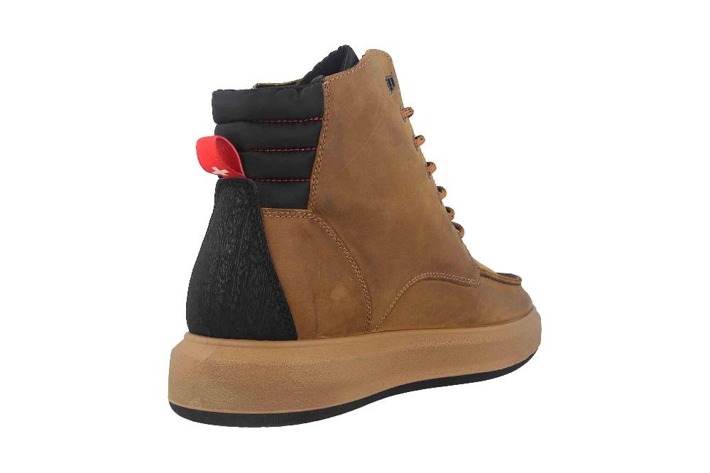 Fretz Men Sem Boots in Übergrößen Braun 4412.2418-20 große Herrenschuhe Super Rabatt