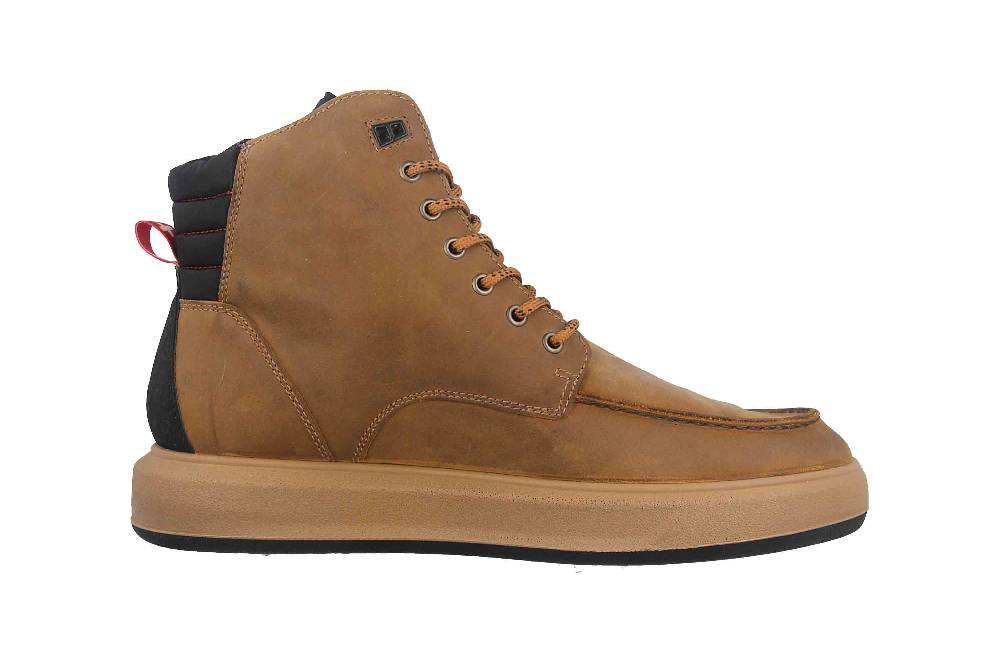 Fretz Men Sem Boots in Übergrößen Braun 4412.2418-20 große Herrenschuhe Super Rabatt