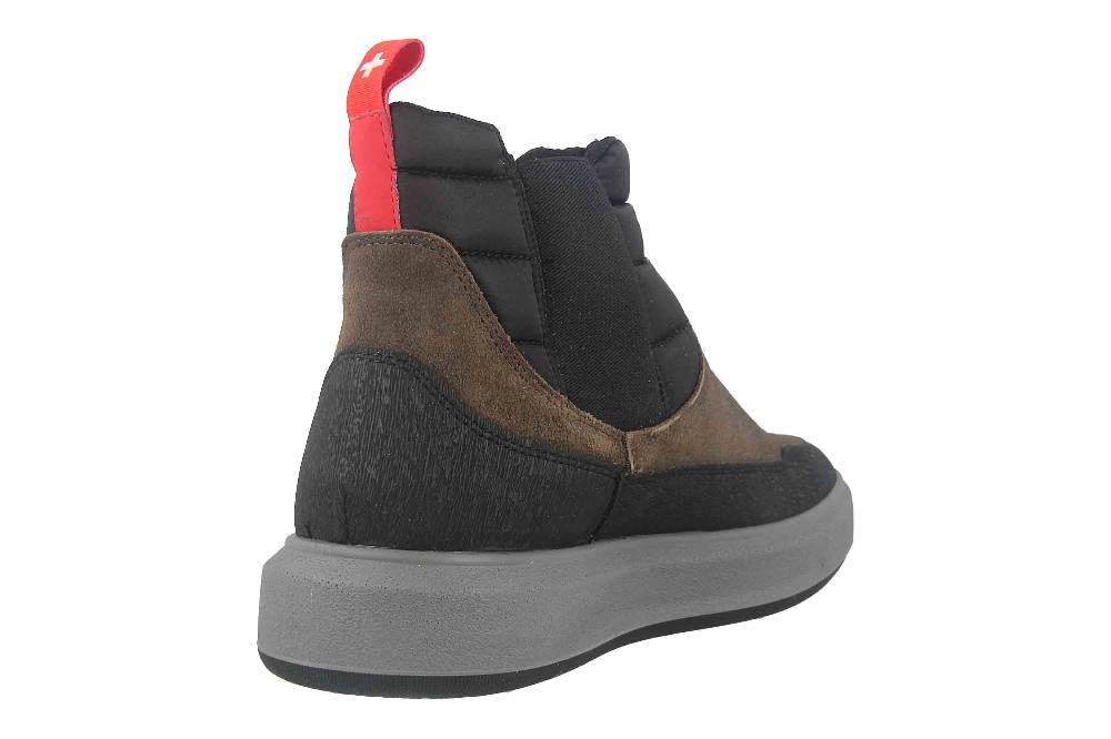 Fretz Men Sem Stiefeletten in Übergrößen Grau 4414.2489-69 große Herrenschuhe Riesige Rabatte