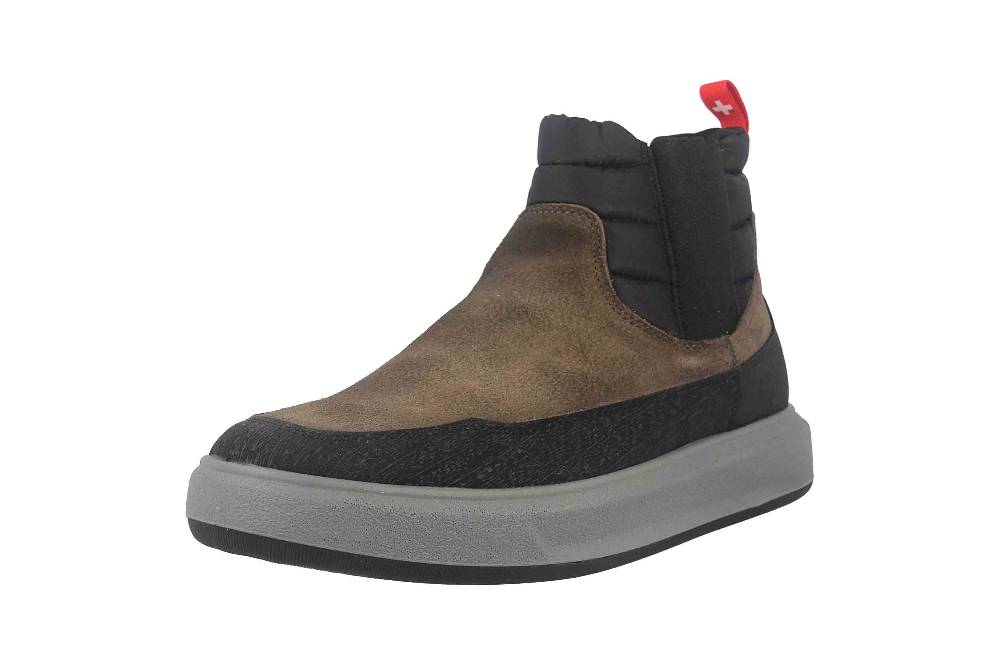 Fretz Men Sem Stiefeletten in Übergrößen Grau 4414.2489-69 große Herrenschuhe Riesige Rabatte